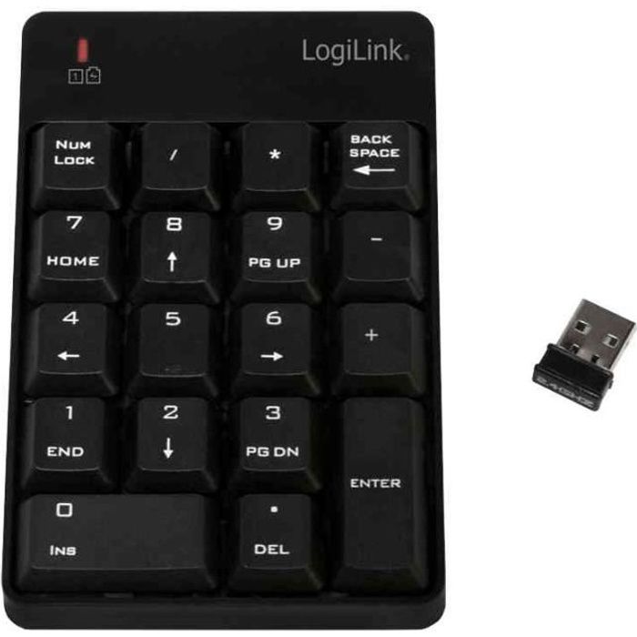 Pavé numérique LogiLink ID0120 Sans fil 24 GHz
