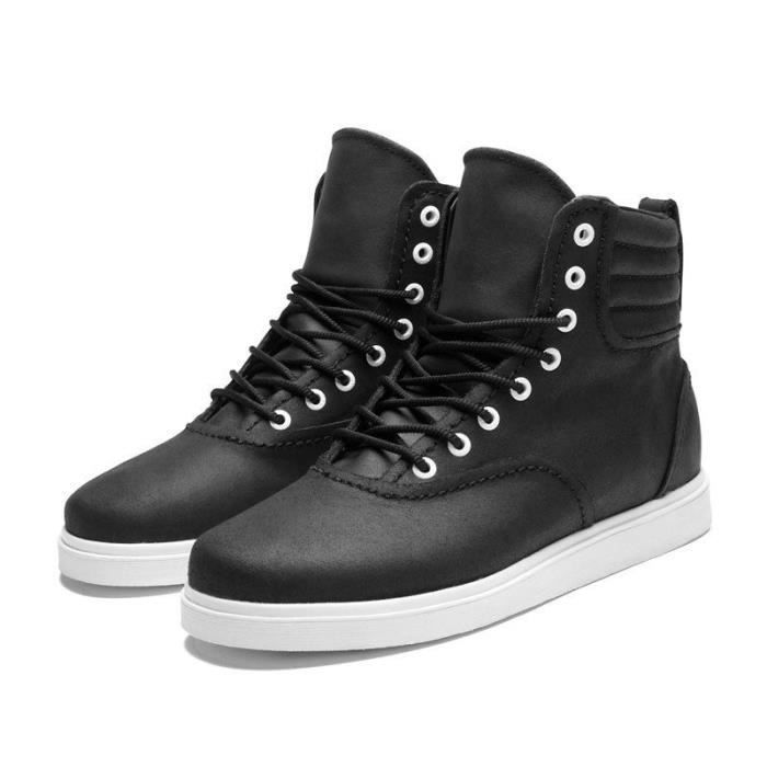 Shoes SUPRA HENRY BLACK WAX SUEDE Noir Black - Cdiscount Chaussures