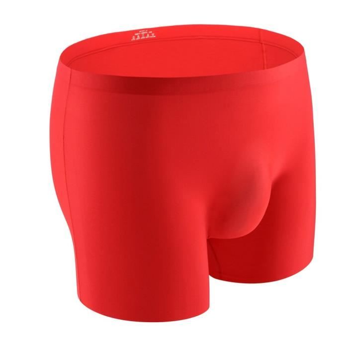 Sousvêtement,Short Sexy pour homme, culotte confortable, solide, avec poche, douce et