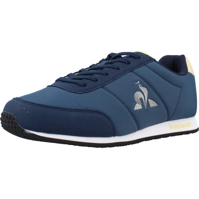 Basket Femme - LE COQ SPORTIF - 124837 - Bleu - Synthétique - Lacets