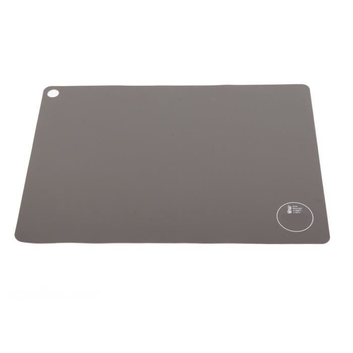 Tapis Pour Plaques à Induction 62x53cm - Tapis Protection Pliable Caoutchouc Naturel Avec Crochets, Résistant Chaleur