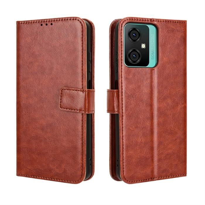 Custodia Xiaomi Redmi Note 12 4G Con Portafoglio E Supporto, Pelle Rossa