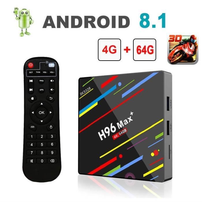 TV Box Android 11.0 Superpow - 4GB RAM, 64GB ROM, 4K HDR, Bluetooth 4.0, WiFi Double Bande, Processeur RK3318