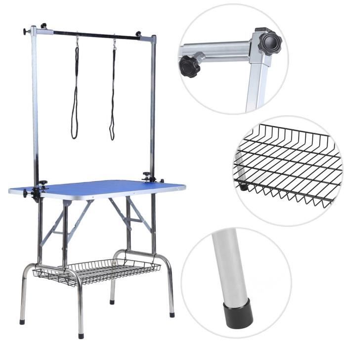 36 Table De Toilettage Pliante Adjustable Pour Animaux Chien Chat