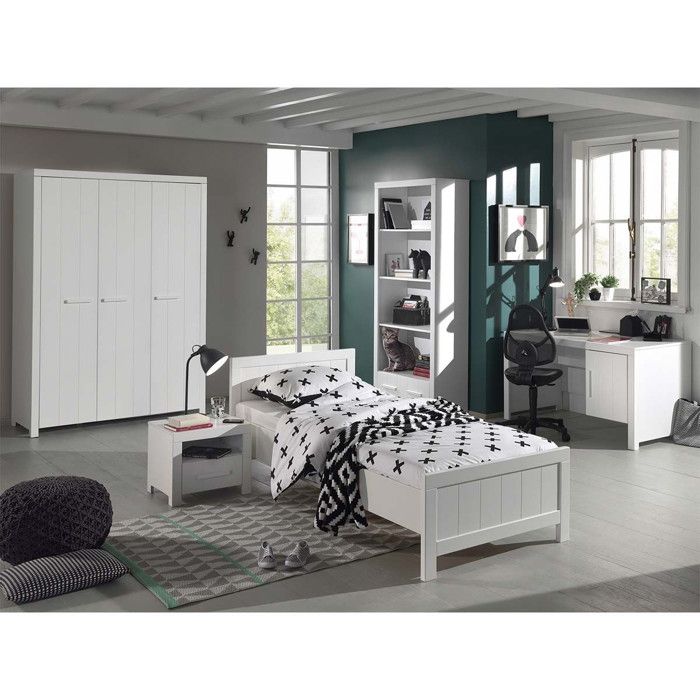 Chambre Complète Enfant 5P Erik I Blanc Chambre Complète Enfant 5P Erik I Blanc