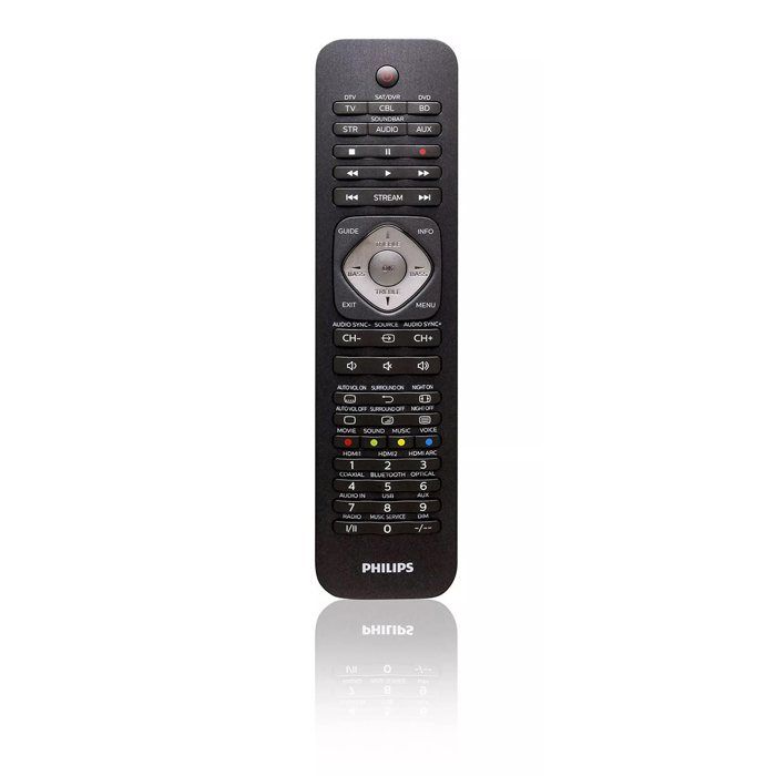 TÉLÉCOMMANDE UNIVERSELLE PHILIPS SRP5016 10 6 EN 1 BOUTONS D'APPRENT