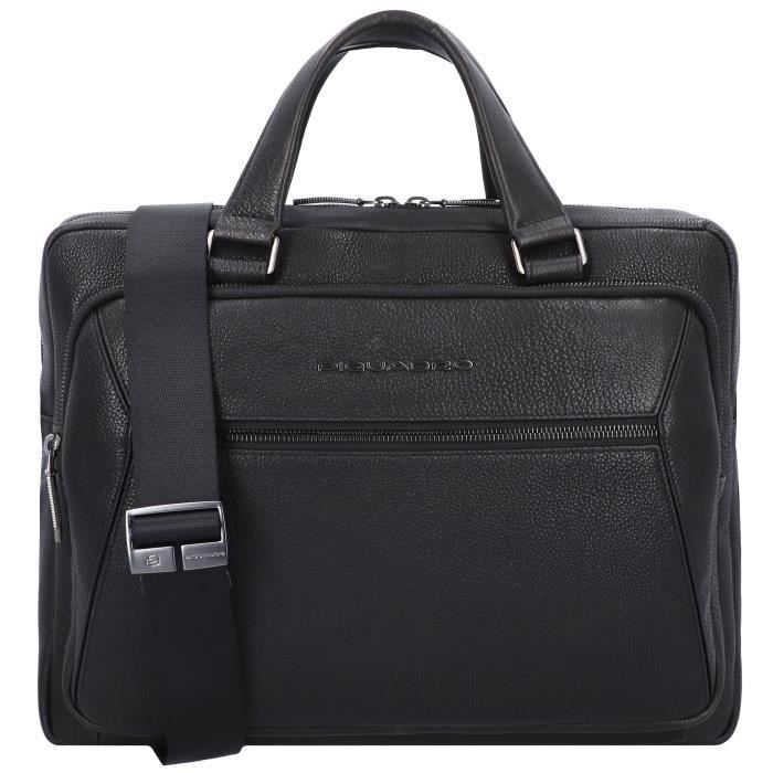 Porte-documents Vertical En Aluminium ALEON – 25 Cm – Avec Compartiment Ordinateur 14’’ – Sac Professionnel 8.2L