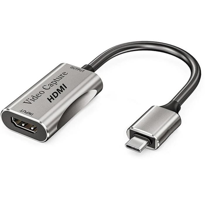 USB Boîtier d'Acquisition Vidéo Audio, Adaptateur de Capture Vidéo USB