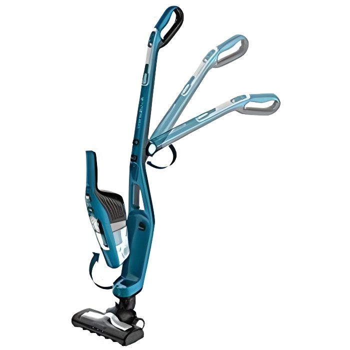 Rowenta Aspirateur Balai 2 en 1 Avec Aspirateur à Main Sans Fil Sans Sac Autonomie 45 min 21 6 V Technologie Cyclonique Dual