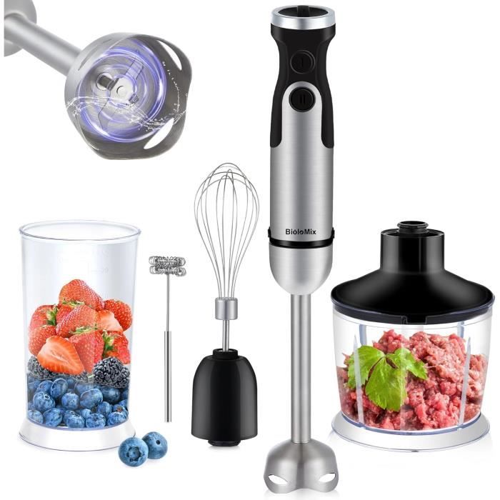 bosch Série 6 Mixeur plongeant ErgoMaster 1200 W Inox MSM6M831 pas cher