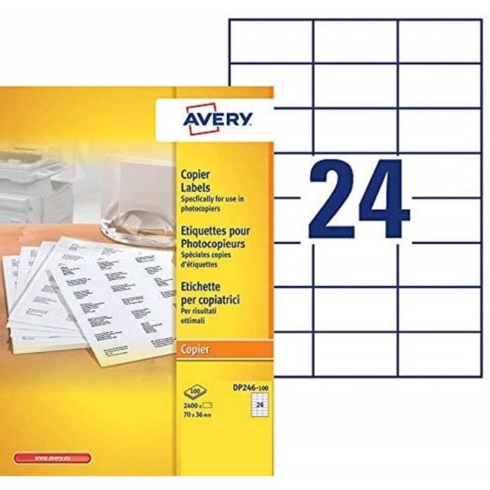 50 Feuilles A4 avec 4 étiquettes autocollantes 99.1 x 139 mm 50 Feuilles A4 avec 4 étiquettes autocollantes 99.1 x 139 mm