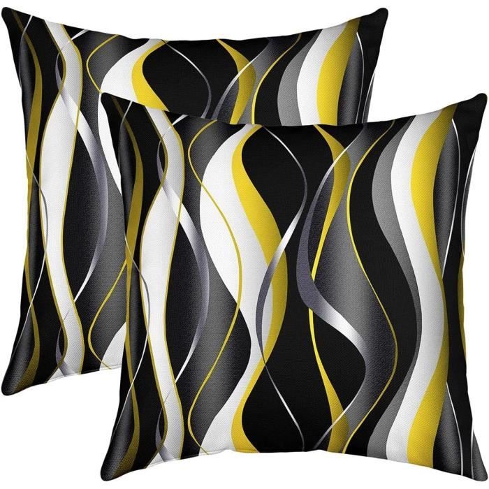 Plume Taies d'oreiller 40x70 Housse Coussin Velours Lot de 2, Taie