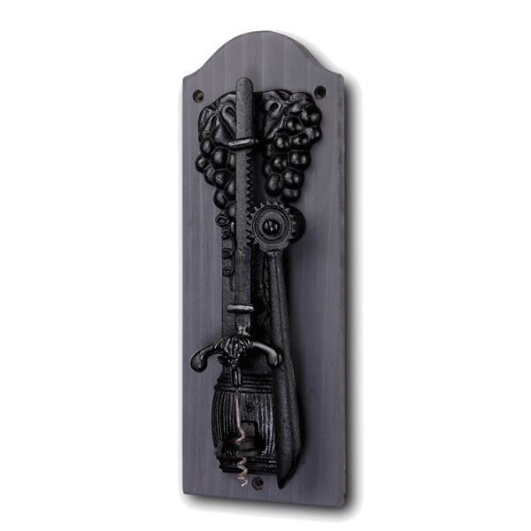 Tire bouchon mural nickel noir BOJ | Magasin | Maison