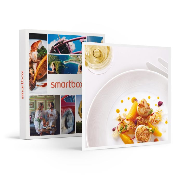 SMARTBOX - Gastronomie d'exception - Coffret Cadeau | 1 repas gastronomique comprenant 3 plats avec boissons pour 2 personnes