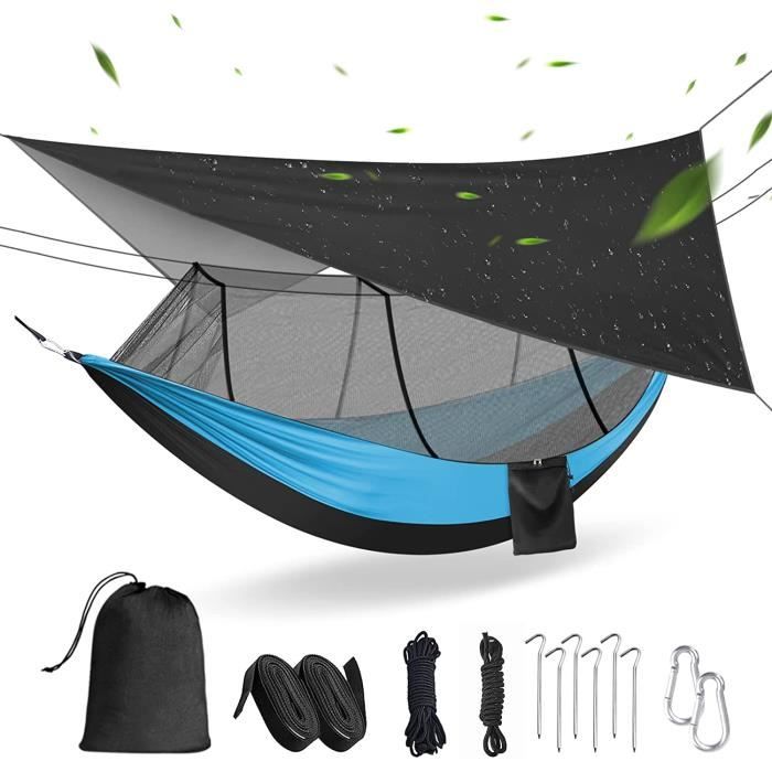 Hamac avec moustiquaire - Ultralight étanche nylon - Portable et