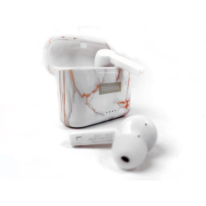 Ecouteurs True Wireless avec chargeur QI Toshiba RZE BT750 Neuf - vue 2