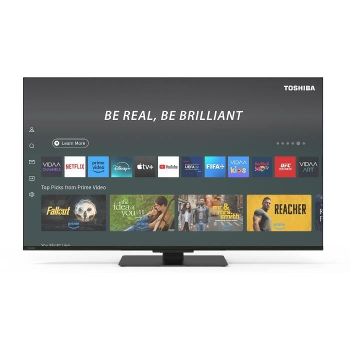 TOSHIBA 50UV6F63DG TV LED 50 126 cm 4K UHD 3840x2160 Dolby Vision Smart TV 3xHDMI