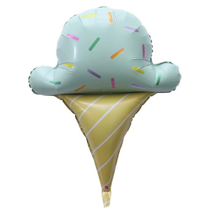 Lot De 9 Ballons Aluminium Crème Glacée, Beignet, Bonbon - Décoration Fête D'anniversaire Enfant