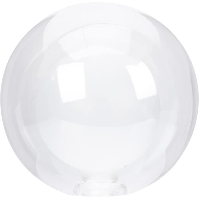 ARTIBETTER Abat-Jour Globe Transparent En Verre 18cm - Remplacement Pour Suspension Et Applique Murale