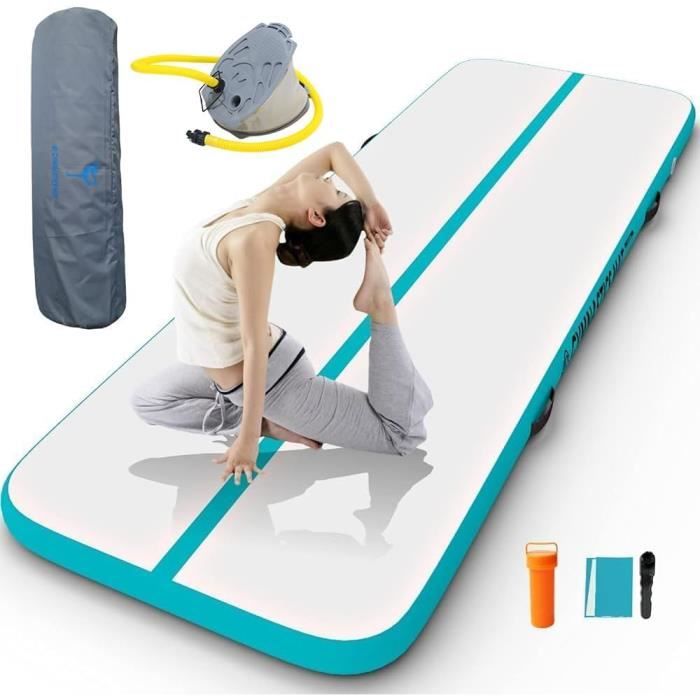 Tappetino Gonfiabile Air Matte Track Per Ginnastica, Lunghezza 3/4/5/6 M, Con Pompa, Antiscivolo, Per Fitness E Yoga - 5