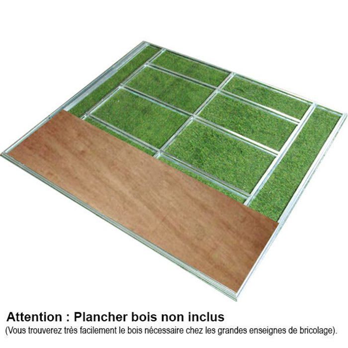 Kit plancher pour abri de jardin avec bucher Trigano de 4,85 m2