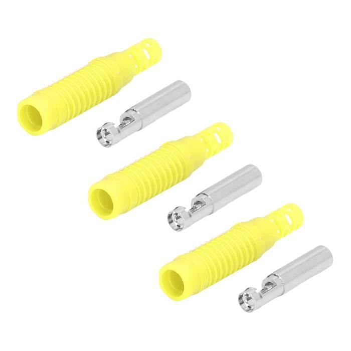 Lot De 10 Adaptateurs Prise Banane – 3 Mm – Haute Performance Contact Fiable – Neuf – Pour électronique