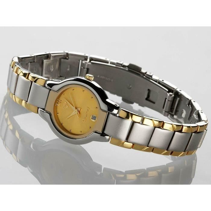Montre Automatique Yves Camani Pour Homme - Boîtier Plaqué Or Doré, Neuf Sans étiquettes