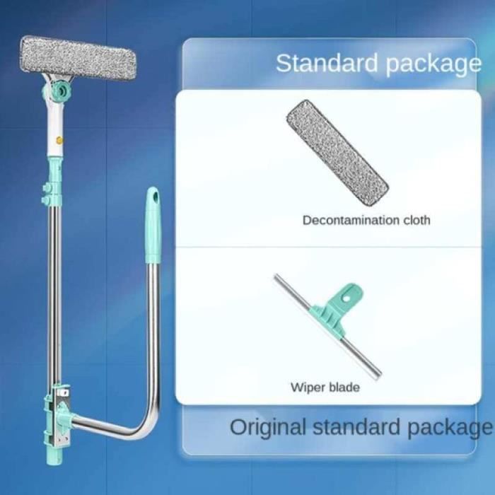 Outil De Nettoyage Pour Raclette à Vitres 2: 1, épurateur à Maille Et