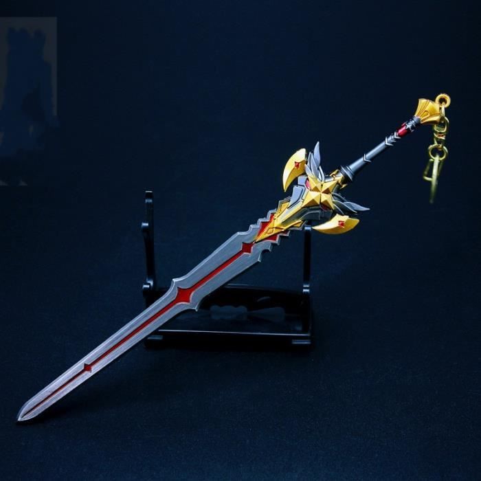 Calfee Porte-clés Honkai Star Rail Épée Porte-clé Anime Katana Porte-clés En Alliage 15 Cm, Style D, 15 Cm