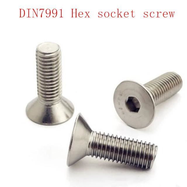 Vis à Tête Hexagonale En L Acier Inoxydable 304 – M4 M5 M6 M8 M10 M12, Neuf
