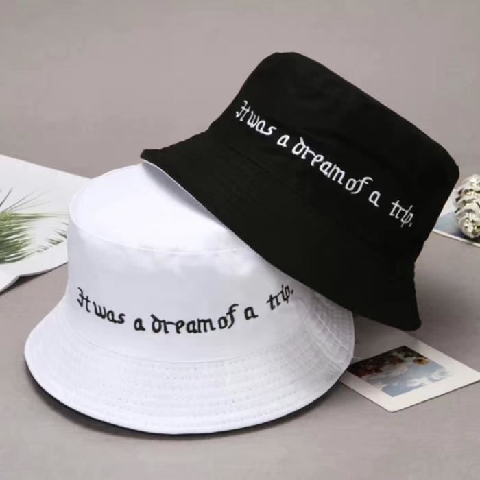 Chapeau Seau Titleist Réversible Charleston Noir/Blanc - Taille M - Occasion Bon État