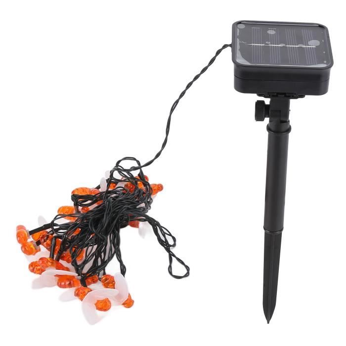 Guirlande Lumineuse Solaire étanche, Boules Colorées à Bulles, Idéale Pour Les Fêtes De Noël