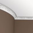 Corniche 150188F Profhome Moulure décorative flexible style Rococo-Baroque blanc 2 m.-1
