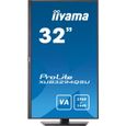 Ecran PC - IIYAMA - XUB3294QSU-B1 - 31,5" VA LED WQHD 2560 x 1440 - 4ms - 75Hz - HDMI DP-1