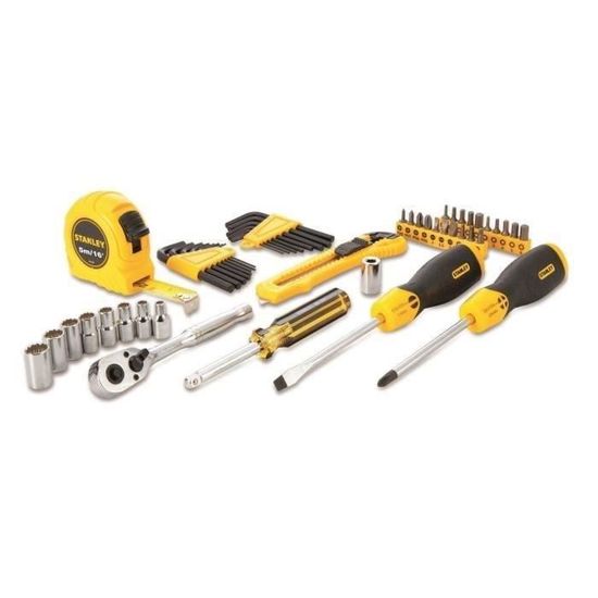 Stanley Steckschlüssel-Set SAE – 10-teilig, 1/10,2 Cm Antrieb, Chrom-Vanadium