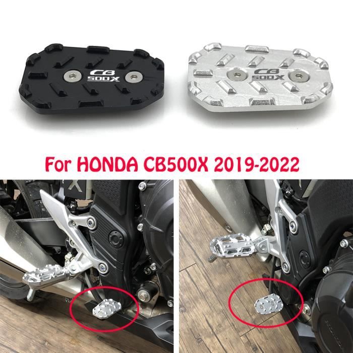 Pédale De Frein Arrière Moto - Extension Repose-pieds Pour Zontes Scrambler 125 - Aluminium CNC Noir/argent - 6