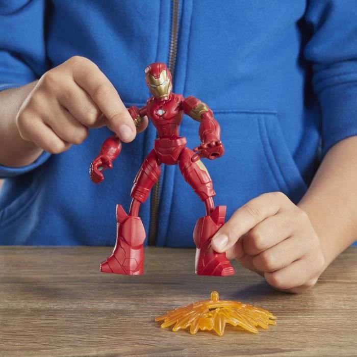 Figurine - Iron Man - HASBRO - 15 cm - Rouge - Marvel - Cdiscount Jeux -  Jouets