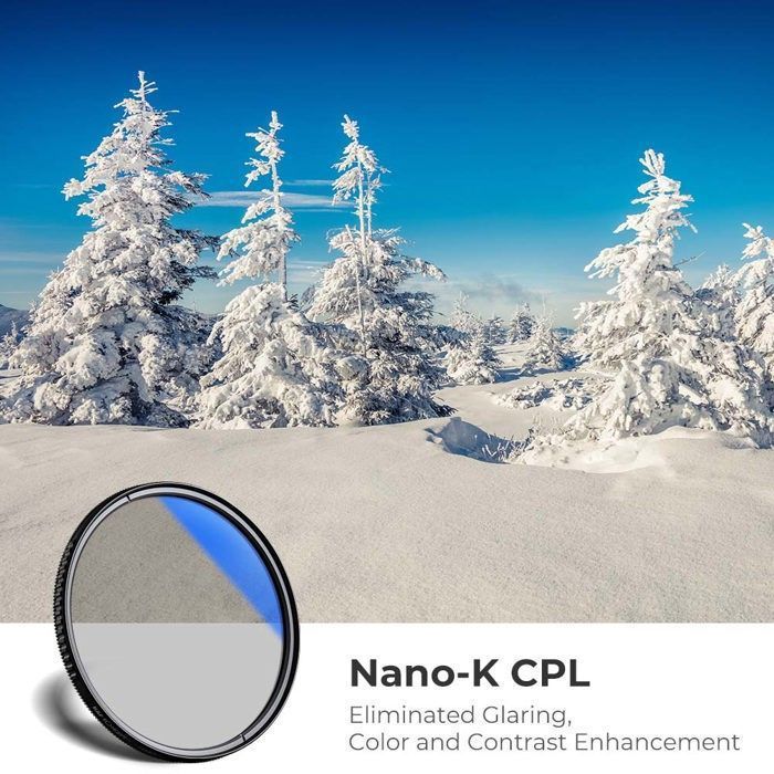 Filtre CPL Magnétique K&F Concept 67mm - Polarisant Pour Objectif Appareil Photo