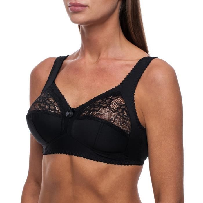 Soutien-Gorge Grande Taille Femme Sans Armature, BrassièRe Sport Femme Anti-Affaissement Fin Poitrine Respirante Bralette Modelant à Larges Froncé Lingerie Non Coutures Comfit Comfortable Bra