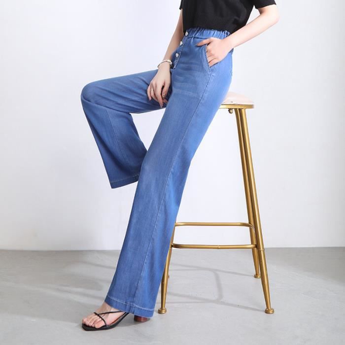 Pantalon tencel femme online