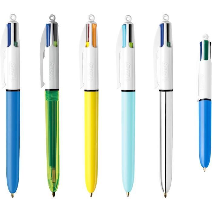Promo Bic coffret stylo-bille 4 couleurs et mini correcteur effet