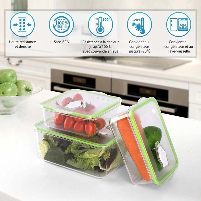 Récipients Alimentaires Sous Vide Avec Pompe, Récipients De Stockage