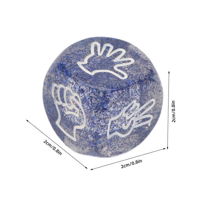 Lot de 10 dés à Six côtés D6 dés Multi-Faces - Bleu, 16 mm Lot de 10 dés à Six côtés D6 dés Multi-Faces - Bleu, 16 mm