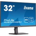 Ecran PC - IIYAMA - XUB3294QSU-B1 - 31,5" VA LED WQHD 2560 x 1440 - 4ms - 75Hz - HDMI DP-2