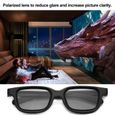 4 PièCes Lunettes 3D Passives PolariséEs pour TV 3D Vrais CinéMas 3D pour Sony Panasonic 3D Gaming et Cadre TV-2