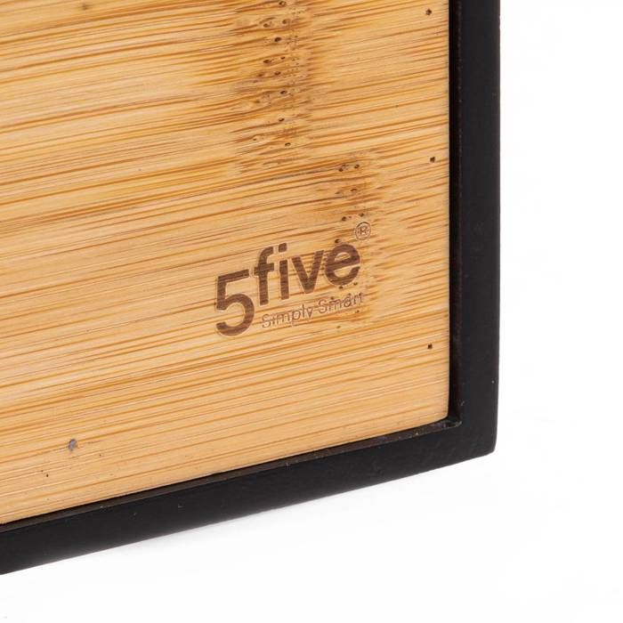 5 five simply smart AC-Déco Bamboo Storage Basket L 31 x W 31 x H 14 cm