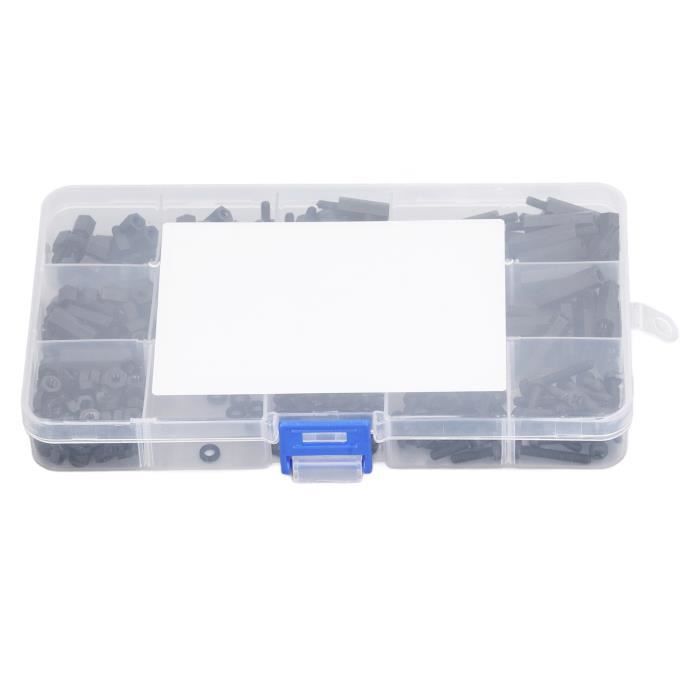 Entretoise à vis hexagonale - QQMORA - M3 - Nylon - 320 pièces ...