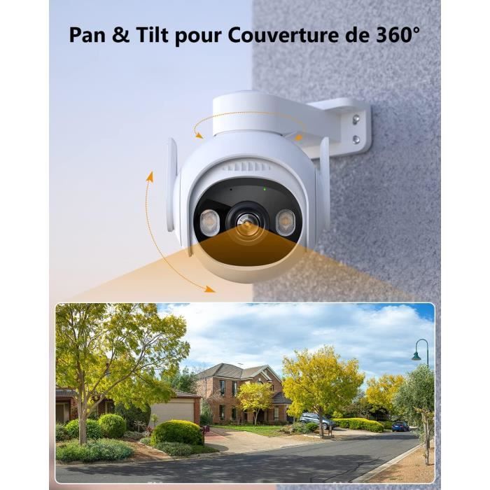 Imou 360° Caméra Surveillance WiFi Extérieure PTZ Caméra IP Exterieur WiFi  10