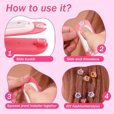 Machine à Strass Cheveux Kit Tressage Lafo Hair Bedazzler - 180 Strass Cheveux Machine Auto Machine à Strass Cheveux Kit Tressage Lafo Hair Bedazzler - 180 Strass Cheveux Machine Auto