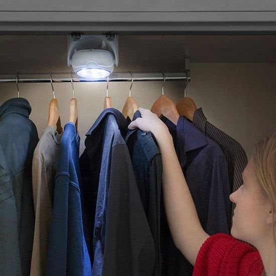 SHOP-STORY - LED LAMP 360° : Lampe LED Sans Fil Avec Détecteur De